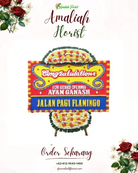 Sewa Papan Bunga Bakas